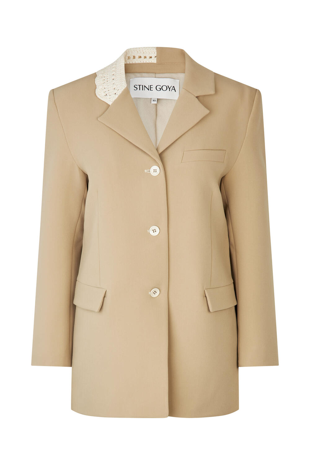 2483 Detailed Tailored blazer - Ecru